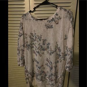 Soft floral blouse